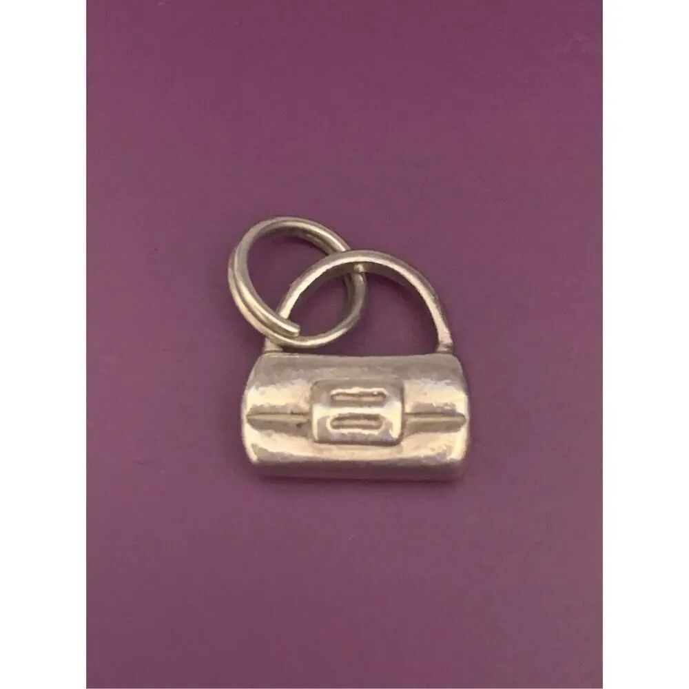 Purse Sterling Silver Jewelry Charm #handbag #fashion